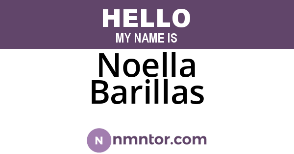 Noella Barillas