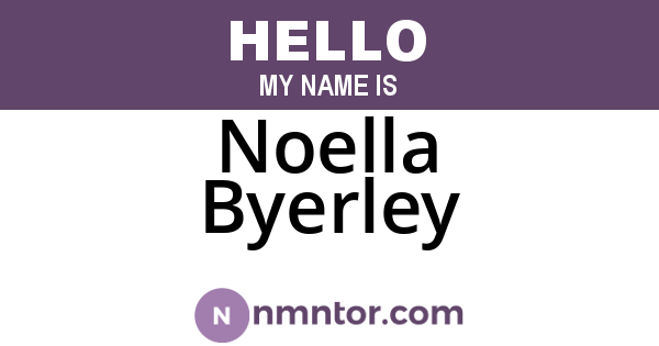Noella Byerley