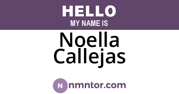 Noella Callejas