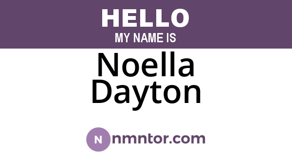 Noella Dayton