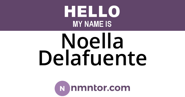 Noella Delafuente