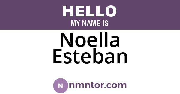 Noella Esteban