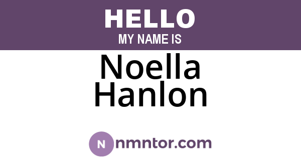 Noella Hanlon