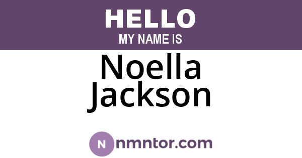 Noella Jackson