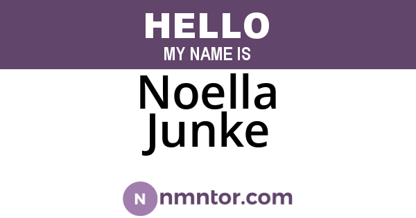 Noella Junke