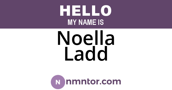 Noella Ladd