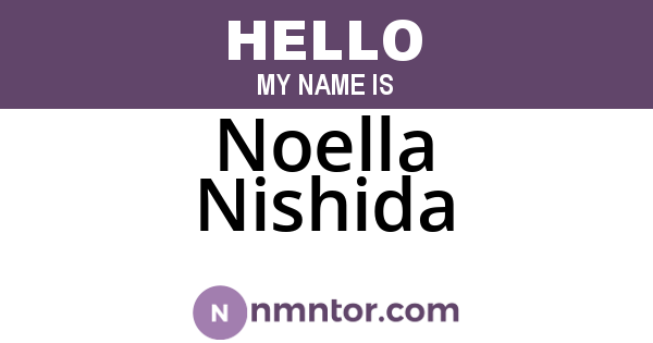 Noella Nishida