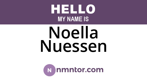 Noella Nuessen