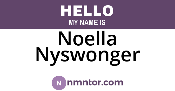 Noella Nyswonger