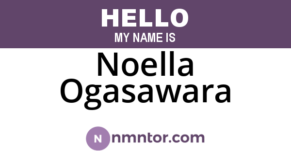 Noella Ogasawara