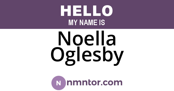 Noella Oglesby