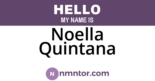 Noella Quintana
