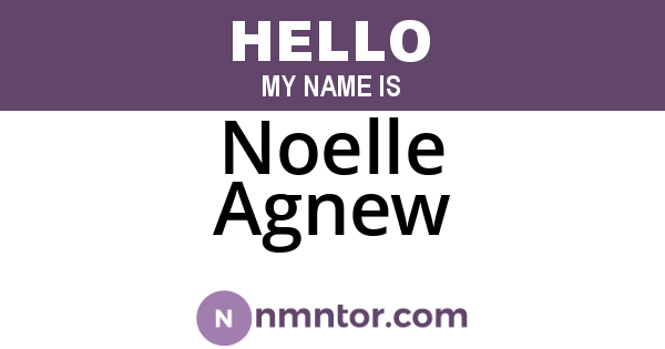 Noelle Agnew