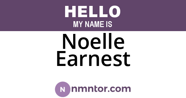 Noelle Earnest