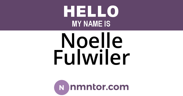 Noelle Fulwiler