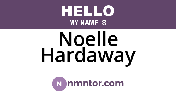 Noelle Hardaway