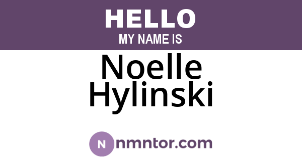 Noelle Hylinski