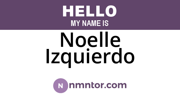 Noelle Izquierdo