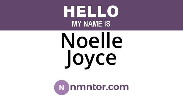 Noelle Joyce