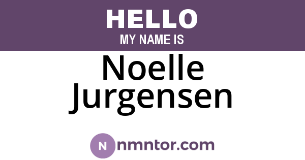 Noelle Jurgensen