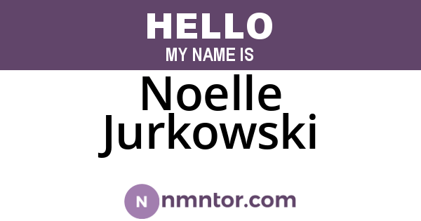 Noelle Jurkowski