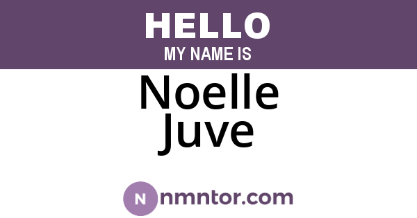Noelle Juve