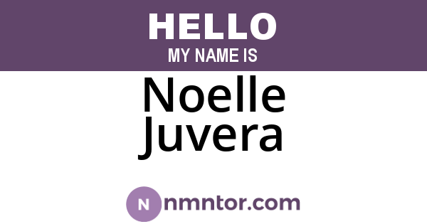 Noelle Juvera