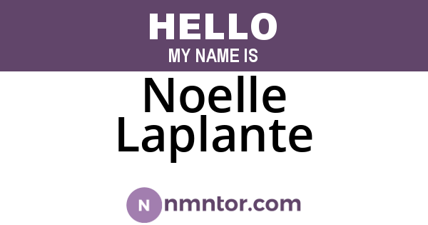 Noelle Laplante