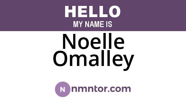 Noelle Omalley