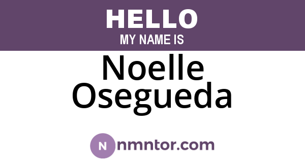 Noelle Osegueda