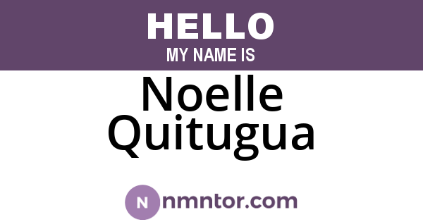 Noelle Quitugua