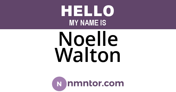 Noelle Walton
