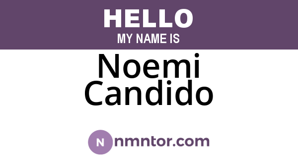 Noemi Candido
