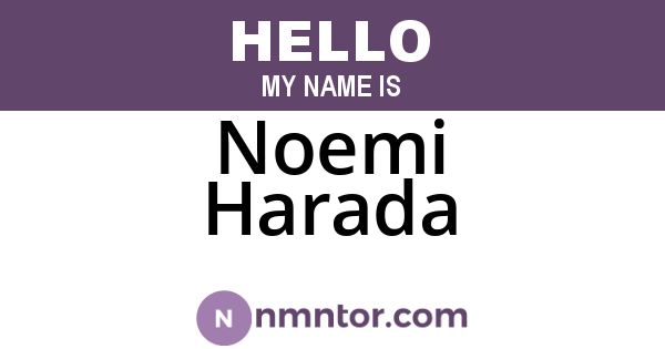 Noemi Harada