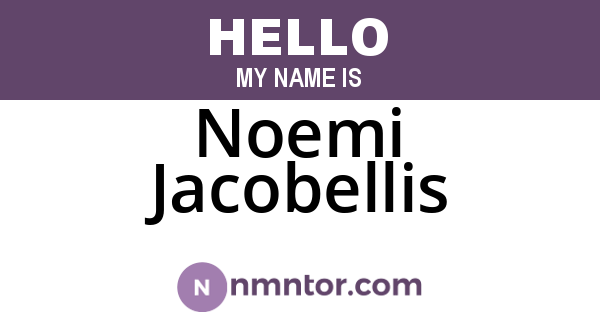 Noemi Jacobellis