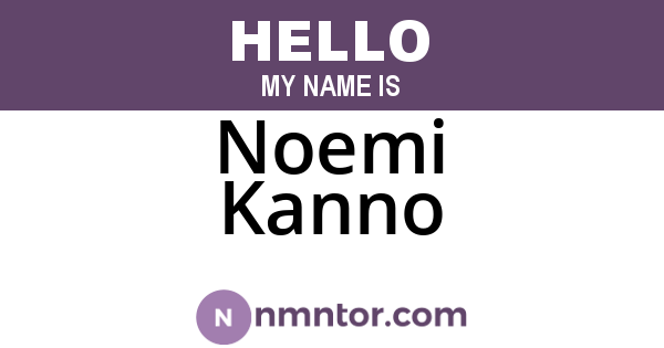Noemi Kanno