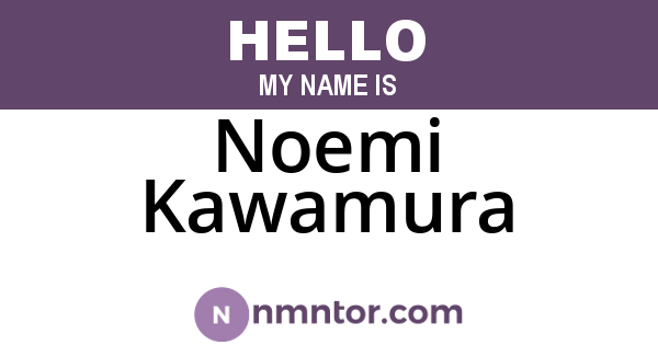 Noemi Kawamura