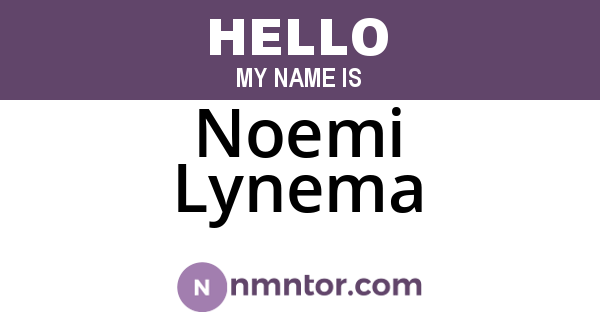 Noemi Lynema