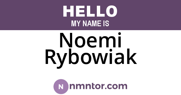 Noemi Rybowiak