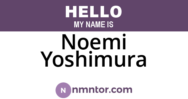 Noemi Yoshimura