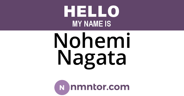 Nohemi Nagata