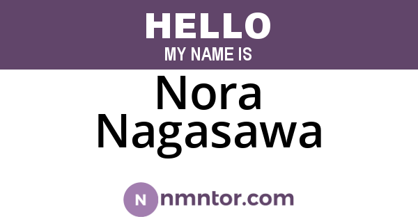 Nora Nagasawa