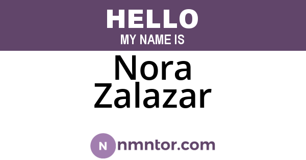 Nora Zalazar