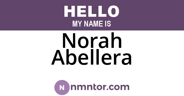 Norah Abellera