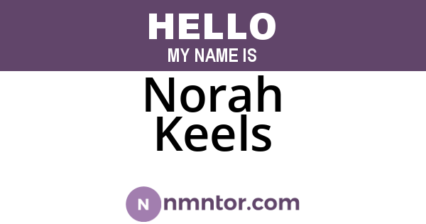Norah Keels
