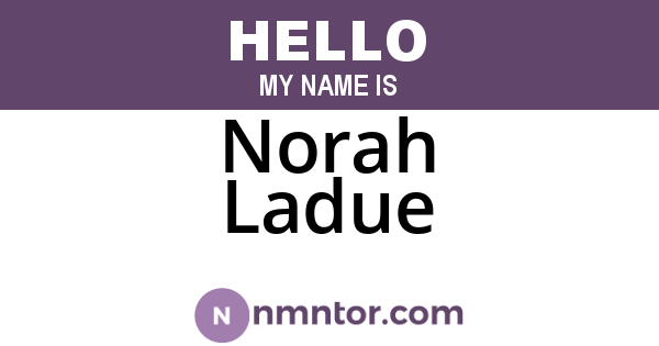 Norah Ladue