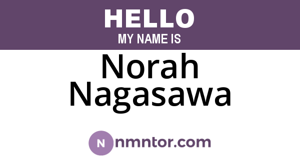 Norah Nagasawa