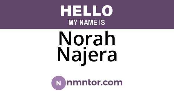 Norah Najera