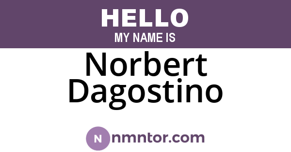 Norbert Dagostino