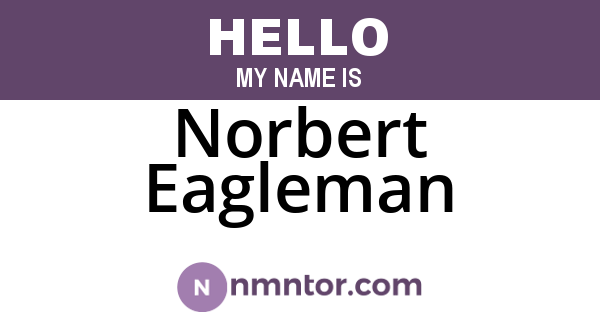 Norbert Eagleman